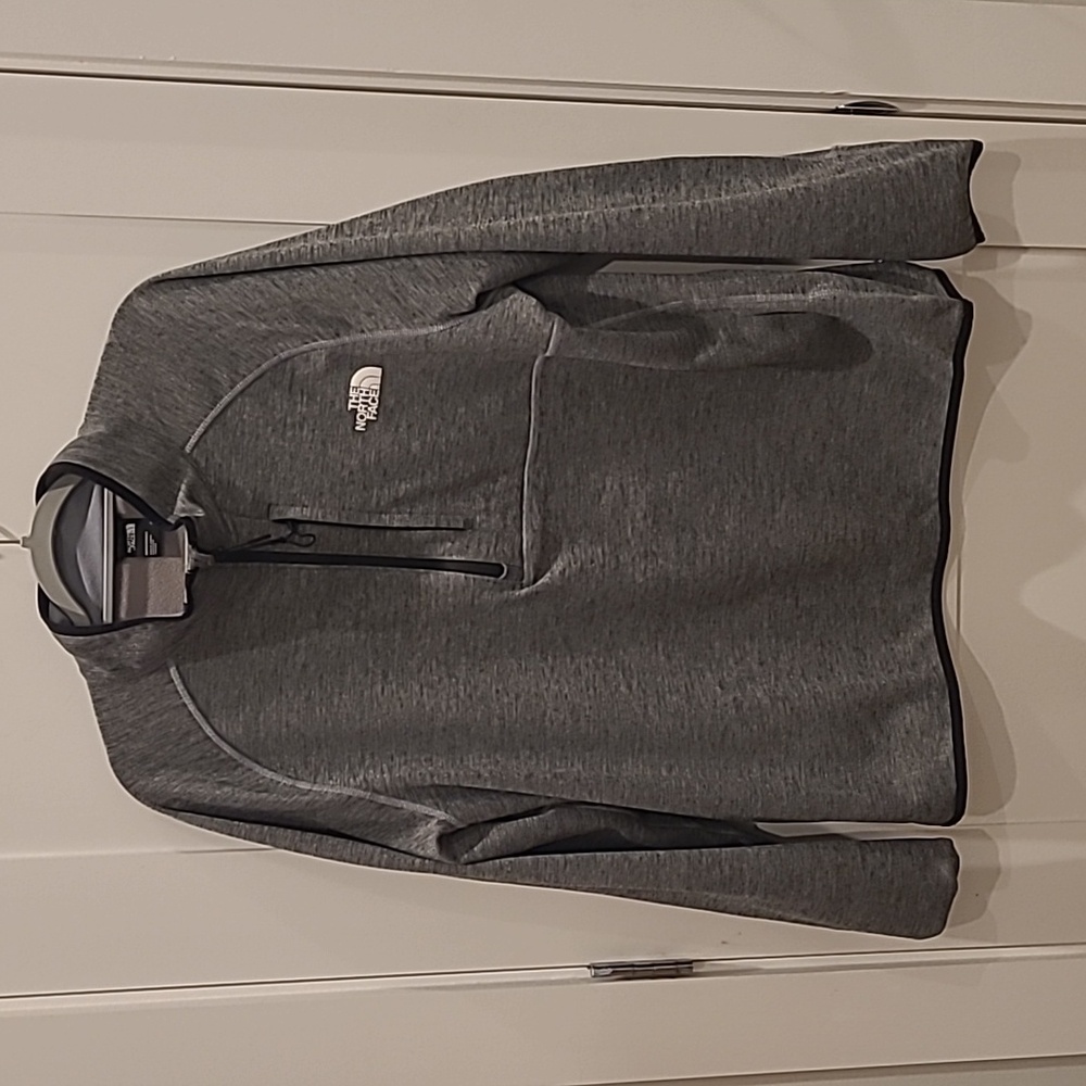 The North Face - Canyonlands Fleece Zip Neck -- GRAY XL - Great Condition
